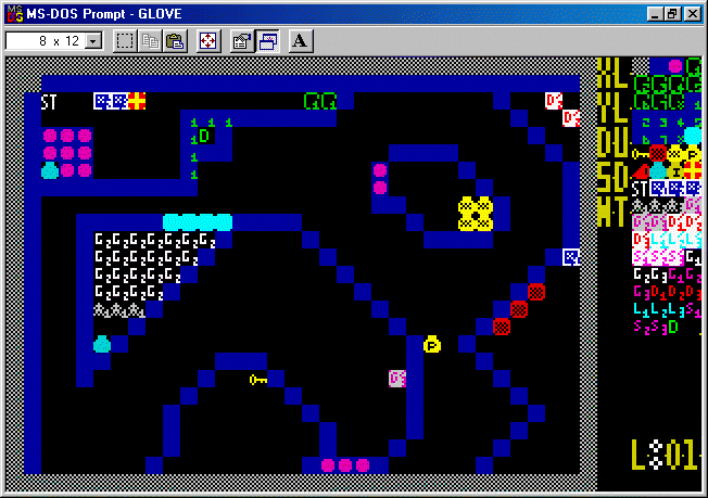 DOS-styled level editor.