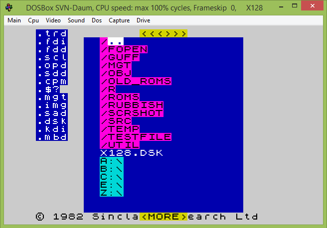 Disk formats