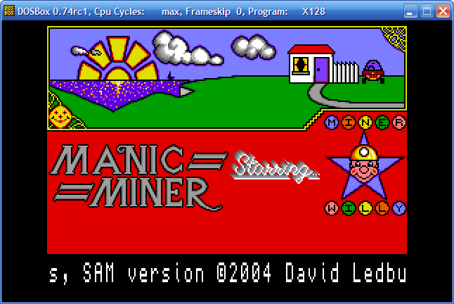 SAM Manic Miner